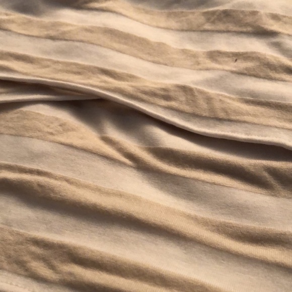 Red Haute  size Large tan & white striped camisole front lined bra top  NWT - Picture 4 of 7